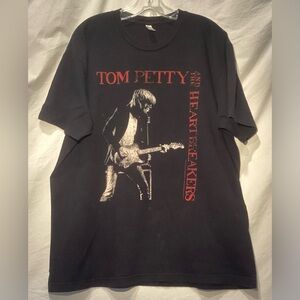 American Apparel Tom Petty and The Heartbreakers Band Black T-Shirt
